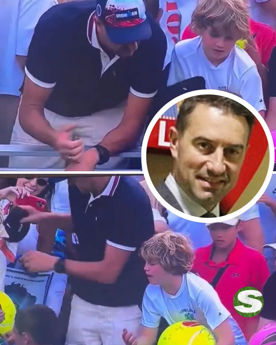 BLAME, SET &amp; MATCH 

Sleuths unmask ‘millionaire CEO’ Piotr Szczerek, who snatched tennis star Kamil Majchrzak’s hat from child fan at US Open.

And now the millionaire is threatening  to sue because has been doxxed.     I think we should just keep sharing his photo... and name.