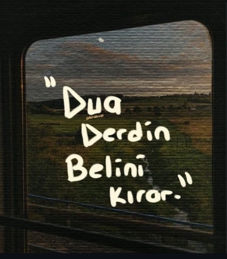 Devran07208520's tweet photo. Dua derdin belini kırar. https://t.co/JPYBuCXsWp