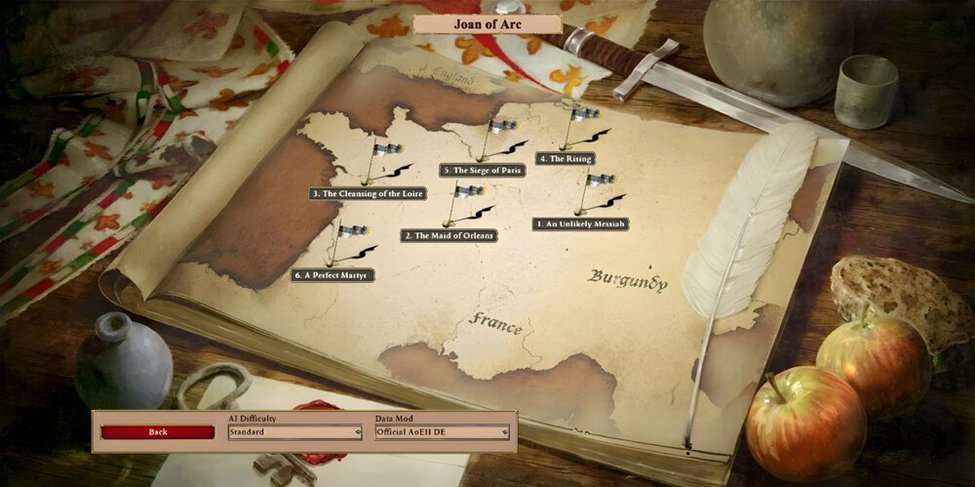 SandyofCthulhu's tweet image. On Age of Empires II, besides balancing the civs and other design jobs, one of my tasks was to organize and preside over the campaigns. I didn’t design the scenarios – but I set up the campaigns, and described what I wanted each scenario to do in the campaigns.

One of the…