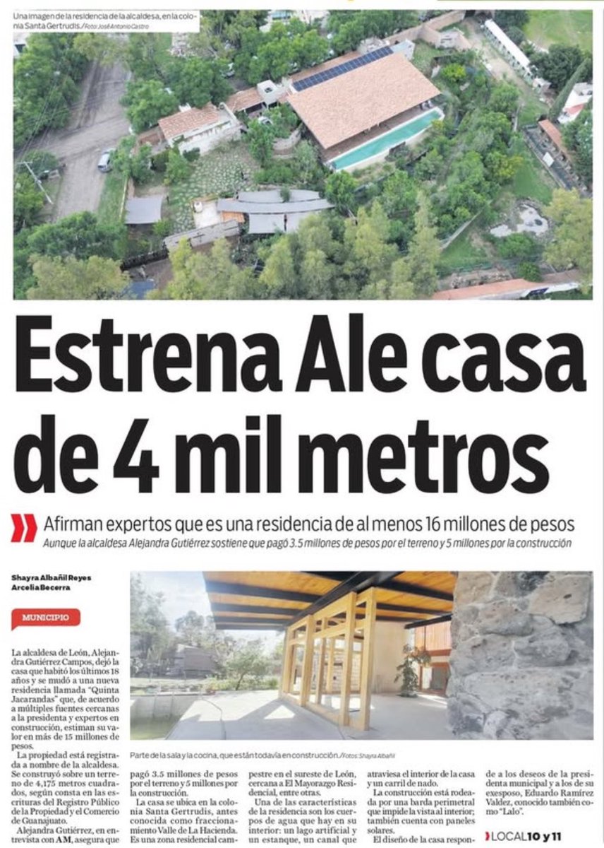 La compra de mansiones es un reclamo histórico a los políticos mexicanos. Hoy <a href="/AleGutierrez_mx/">𝗔𝗹𝗲 𝗚𝘂𝘁𝗶𝗲́𝗿𝗿𝗲𝘇</a> entra a la lista de personajes que generan desconfianza por ese motivo. Lo que indigna no es su mansión por sí misma, sino que dedicarse al servicio público no alcanza para comprarla.