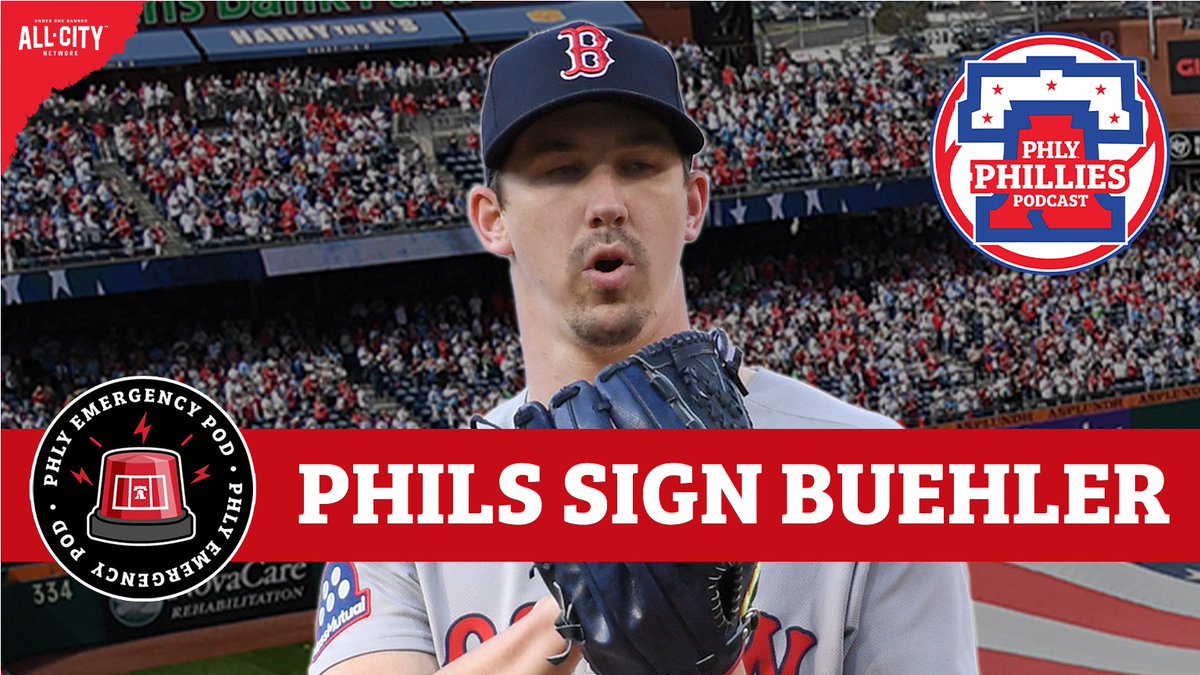 PHLY Phillies (@phly_phillies) on Twitter photo The Phillies are signing Walker Buehler JUST in time to qualify for the Postseason roster. What does it mean for the Phils over the last month and into the Playoffs?
Let's talk about it: youtube.com/live/eek57fVGT… The Phillies are signing Walker Buehler JUST in time to qualify for the Postseason roster. What does it mean for the Phils over the last month and into the Playoffs?
Let's talk about it: youtube.com/live/eek57fVGT…