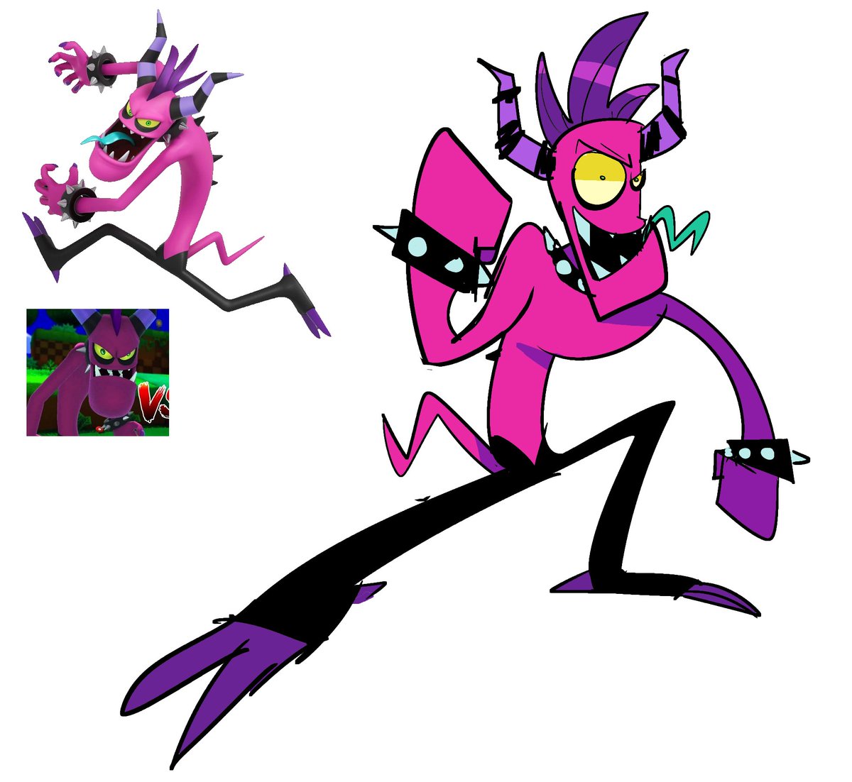zazz was actually designed as a mascot for a crappy second hand