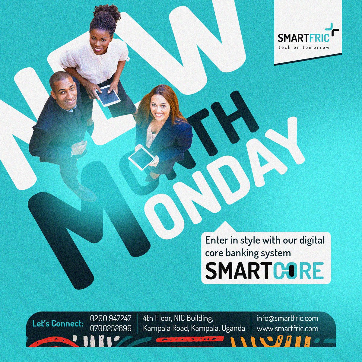 Smartfric_u_ltd's tweet image. Enter in style with our digital core banking system
Inquire from us today for more information
smartfric.com
#Newmonth
#Newmonday
#corebanking
#Afritech