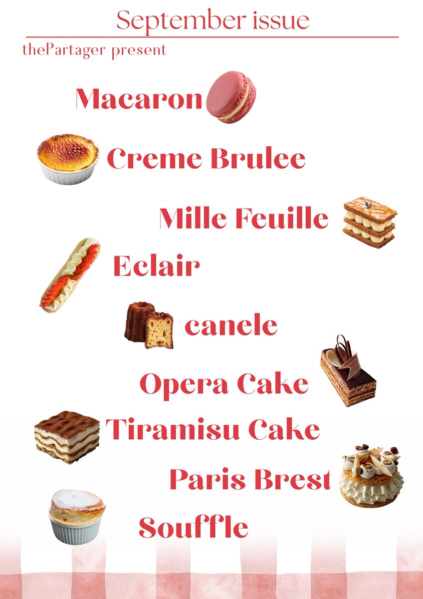 ᅠ
ᅠ
“𝗙𝗲𝘁𝗲 𝗱𝗲 𝗹𝗮 𝗴𝗮𝘀𝘁𝗿𝗼𝗻𝗼𝗺𝗶𝗲 – 𝗱𝗼𝘂𝗰𝗲 𝗳𝗿𝗮𝗻𝗰𝗲” ✨

A festival where every dessert tells a story: 𝘭𝘢 𝘥𝘰𝘶𝘤𝘦𝘶𝘳 𝘦𝘴𝘵 𝘱𝘢𝘳𝘵𝘰𝘶𝘵. 🍷🍰 just a little sparkle of douceur française to make life lighter. 
ᅠ
ᅠ