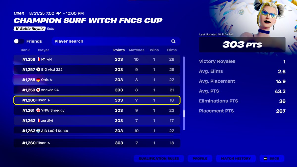 FilsonFN's tweet image. SKIN 👑   |   W COACH @Danji123PL ♥️