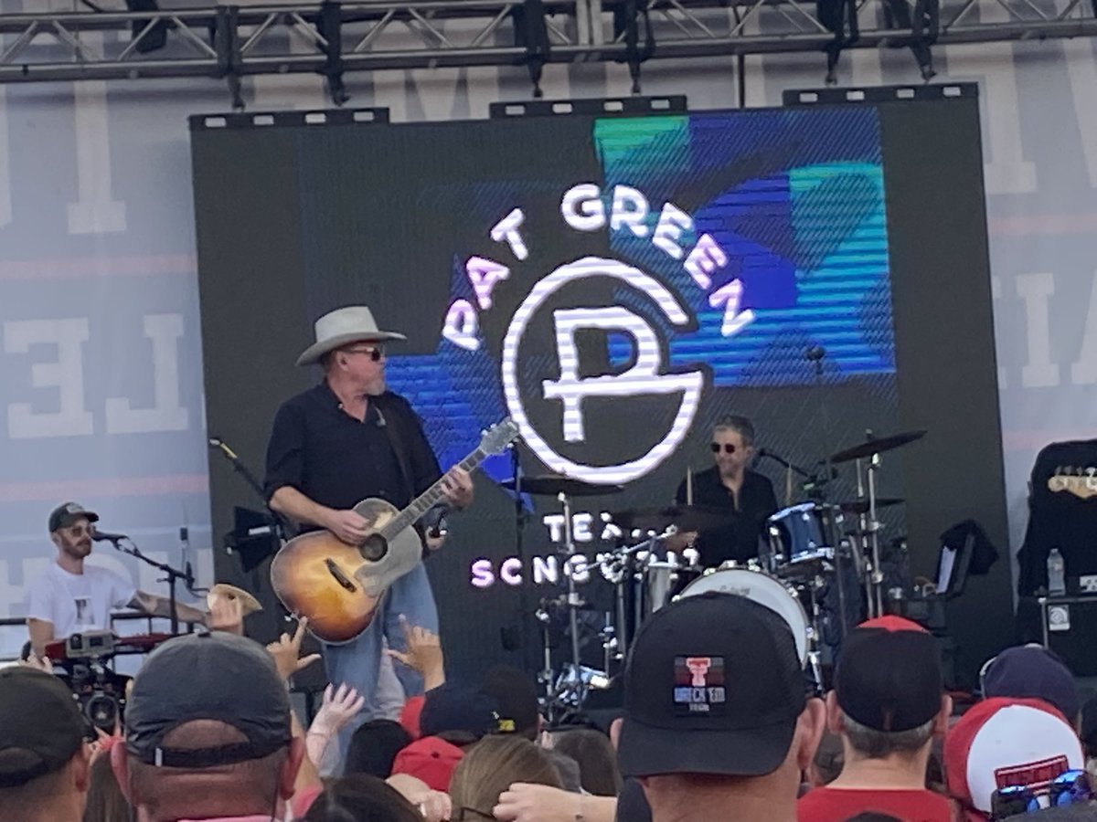 First time seeing Pat Green! Fun little show … thanks Raider Alley and gorilla lawyer!