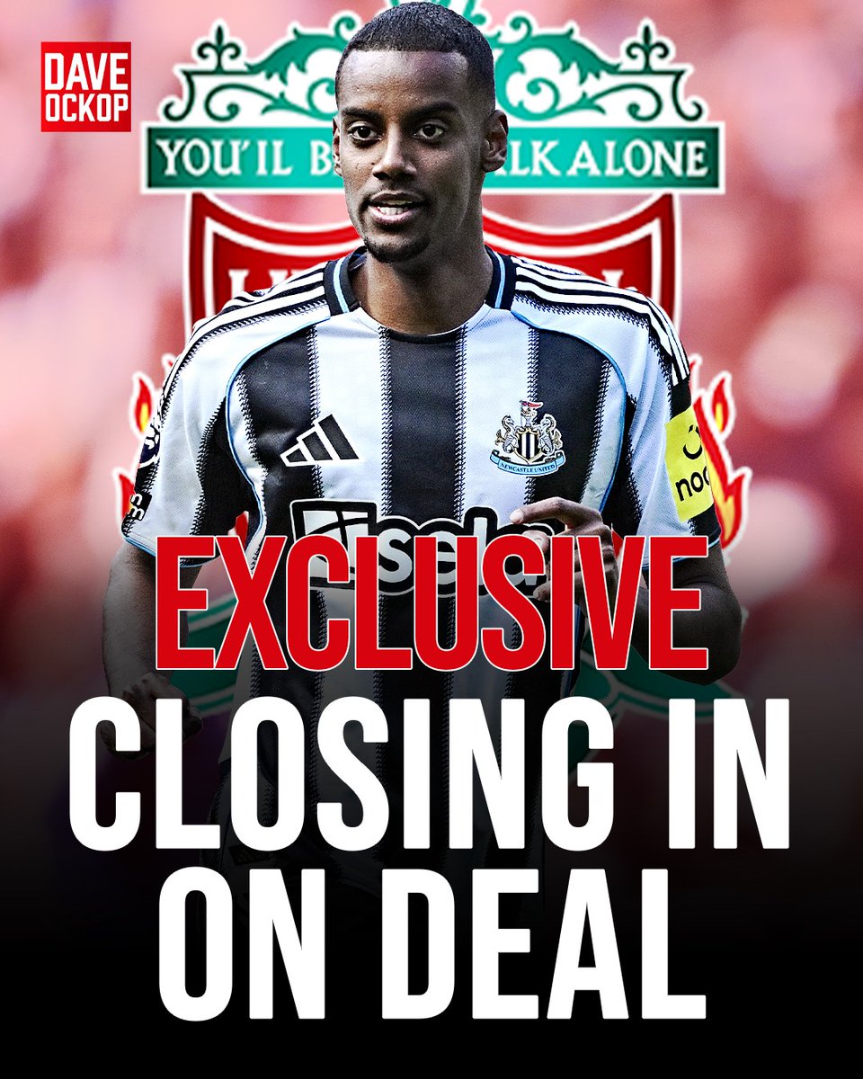 🚨 EXCL: Liverpool are closing in on a deal to sign Alexander Isak after positive talks on Sunday. The Reds are ironing out the final details of the transfer with the deal expected to be made official on Monday. 

We exclusively told you all summer that Liverpool would return for