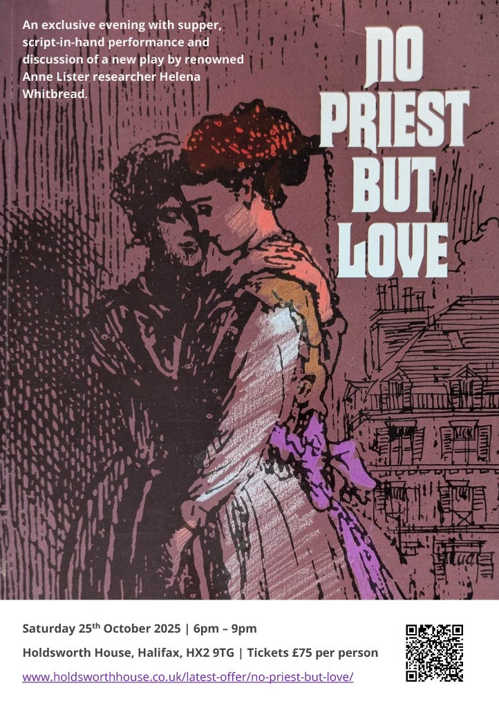 EndeavourFilms's tweet image. I'm very excited to be sharing this! 

An exclusive first viewing of @HelenaWhitbread's new Anne Lister play @HoldsworthHotel 

@PackedWith @ALBW20201 
holdsworthhouse.co.uk/latest-offer/n…