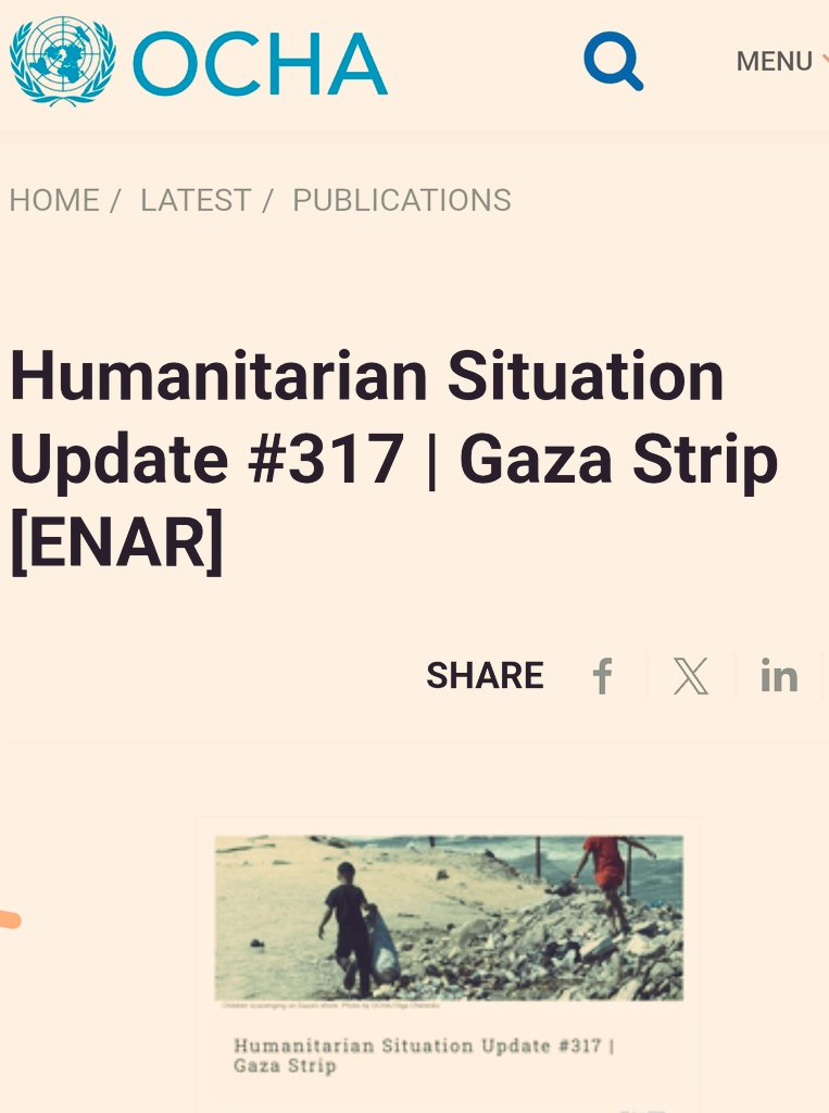 😱 Tremendo informe de la 🇪🇺 United Nations Office for the Coordination of Humanitarian Affairs (OCHA), sobre la situación sanitaria en GAZA en Agosto d 2025
Resumen  🇪🇦 🇬🇧 y acceso a informe completo 🇬🇧
⬇️
hw4p.es/blog/humanitar…