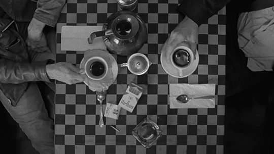 TheCinesthetic's tweet image. Coffee and Cigarettes (2003) dir. Jim Jarmusch