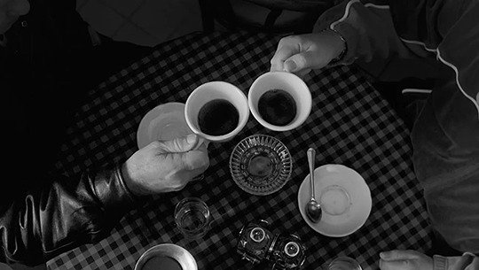 TheCinesthetic's tweet image. Coffee and Cigarettes (2003) dir. Jim Jarmusch