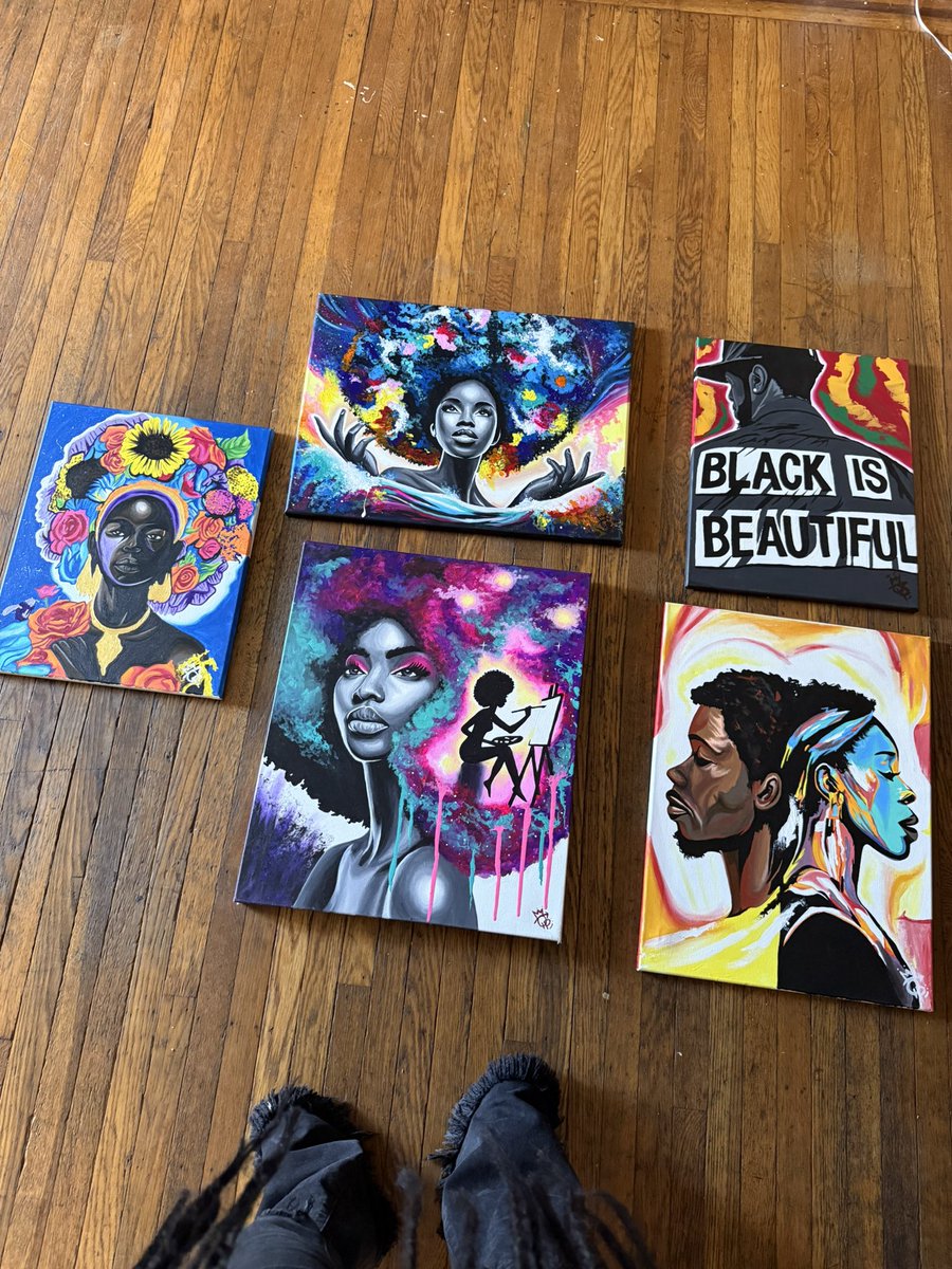 Just sent art to a gallery in Virginia 🙌🏾🎨🔥 I’m so grateful to be able to share my art outside of Philly #artlife #goaldiggin