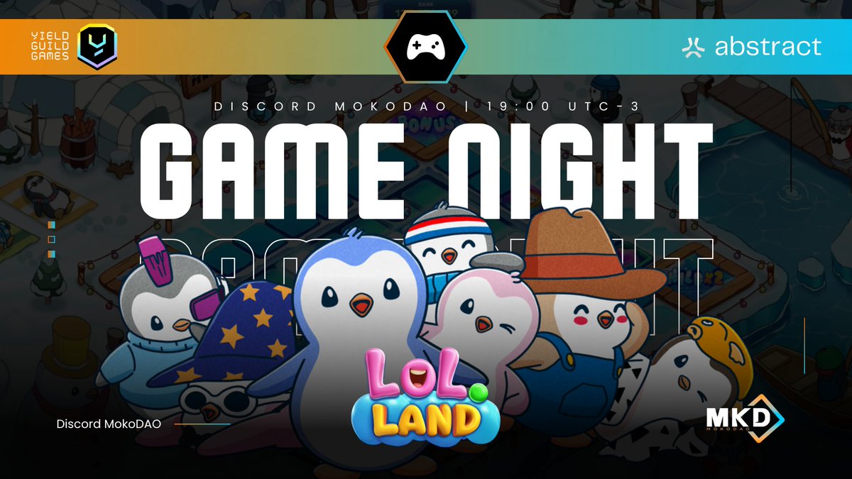 mokodaogg's tweet photo. 🎮@LOLLandGame GAME NIGHT

Today we’re diving into LoL Land, the casual board game for Web3 degens, full of fun and surprises 🎲✨

Access the @AbstractChain website and join our Discord to play with us!

💰 $75 in rewards
📅 Today at 7 PM (UTC-3) 🇧🇷
📍 https://t.co/iS3Hh6oOk9