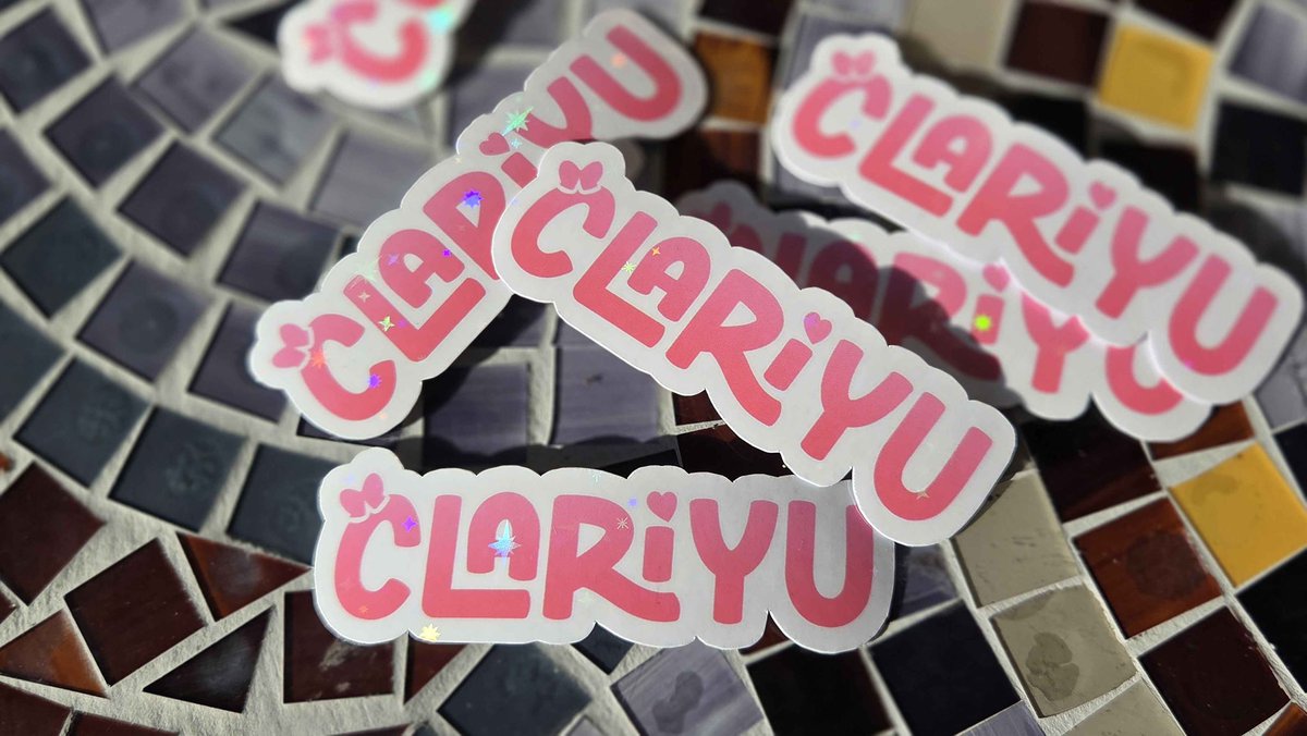 Bunsi (@bunniblossomss) on Twitter photo Some Clariyu/Clayday stickers (made by <a href="/LemonsGalaxy/">GalaxyLemons 🍋 || Sticker Store 📌</a> :3) that I’ll be handing out this year at RDC! The first peek at what we’ve been working on over the past few months 🫶🏻✨
Ft. Clafou, Mira, & Violet 🩷 Some Clariyu/Clayday stickers (made by <a href="/LemonsGalaxy/">GalaxyLemons 🍋 || Sticker Store 📌</a> :3) that I’ll be handing out this year at RDC! The first peek at what we’ve been working on over the past few months 🫶🏻✨
Ft. Clafou, Mira, & Violet 🩷