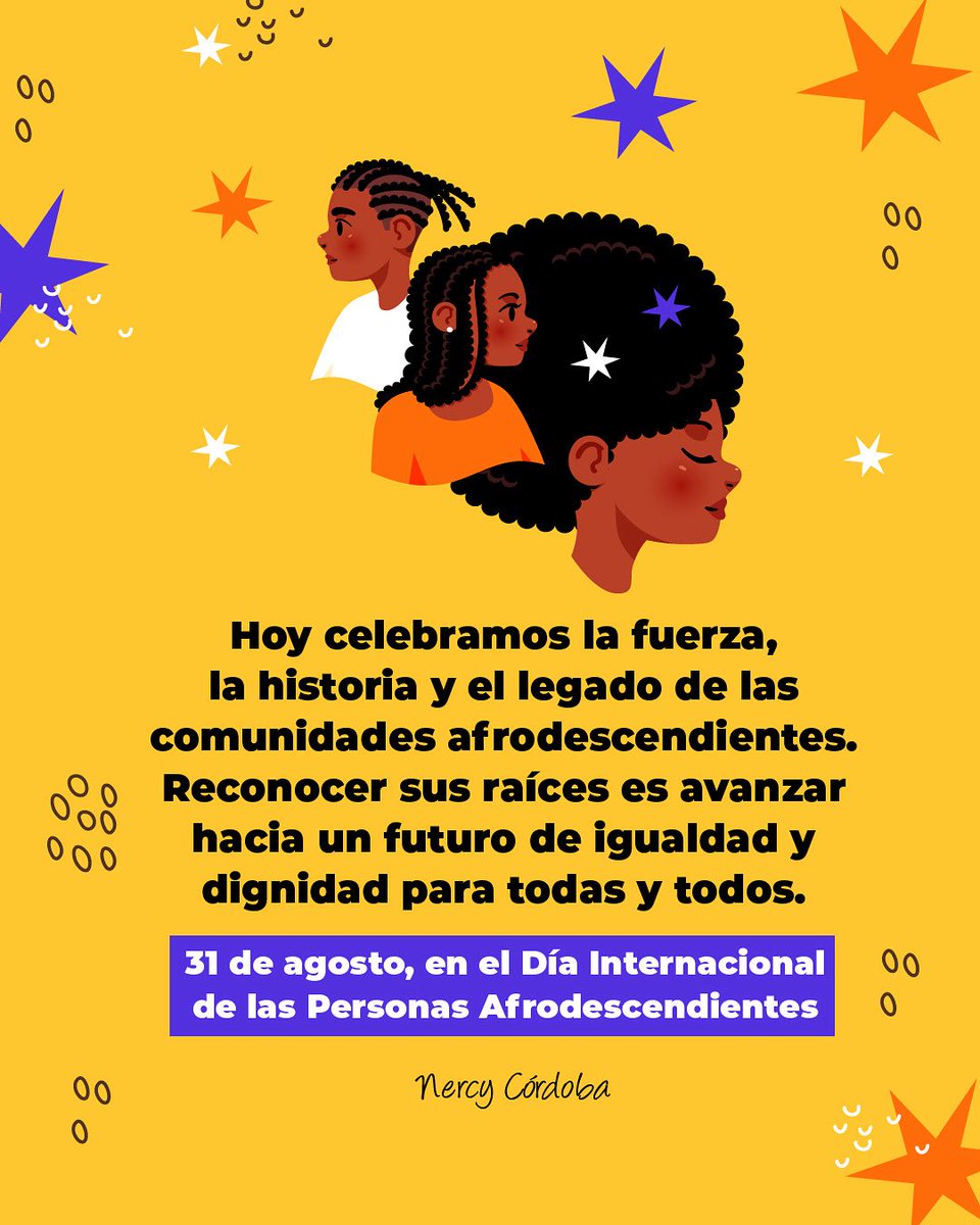 ¡Celebramos la fuerza, la historia y el legado de nuestras comunidades afro descendientes! 💪🏿