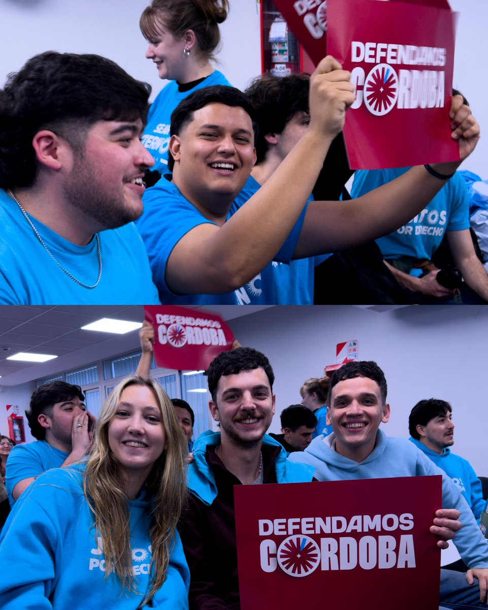 NataliaDLSok's tweet photo. Defender Córdoba también es escuchar a los jóvenes que sueñan con un futuro distinto. La universidad pública es parte de esa esperanza.
Gracias por estar, por sumar, por creer. Cada vez somos más.
#DefendamosCórdoba #NataliaDeLaSota #UNC https://t.co/0fm9JRQSGN