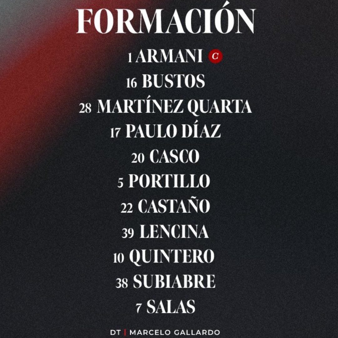 TodoxRiverOk's tweet photo. ✅ Confirmado el once de #River 🐔 ante San Martín de San Juan. https://t.co/S6c6xrN1rG