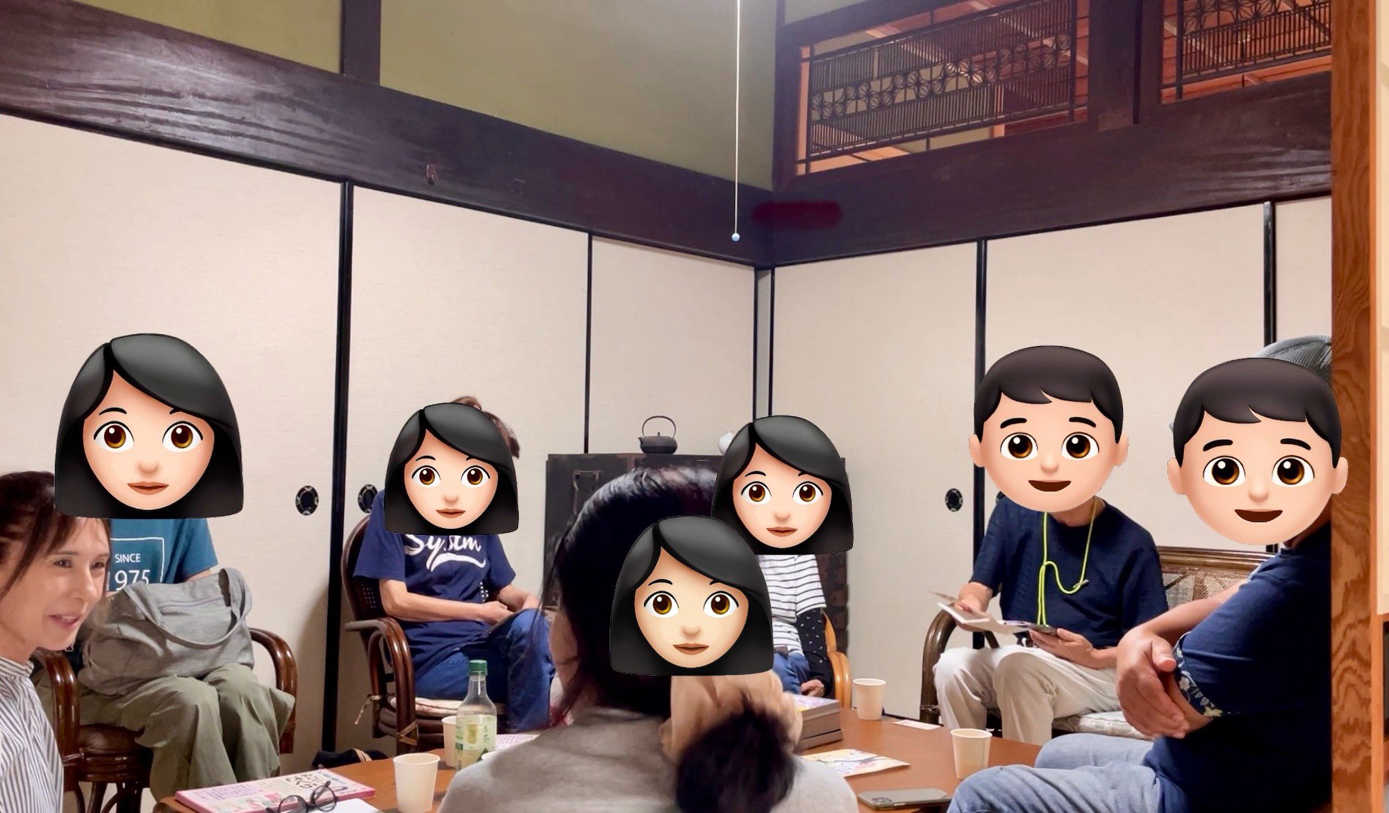 前回のお茶会の様子