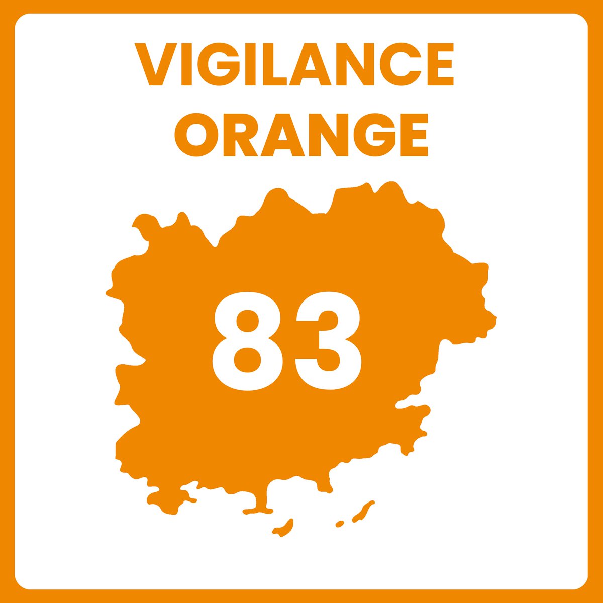 Protec83's tweet photo. [VIGILANCE ORANGE]🟠
Notre département placé en vigilance orange pour orages et pluie-inondation

Nos bénévoles sont mobilisés pour répondre aux éventuelles sollicitations et renforcer les pouvoirs publics.

📞En cas de besoins appelez le numéro de l'astreinte: 04-94-93-45-78 https://t.co/QKNnHk16Xu