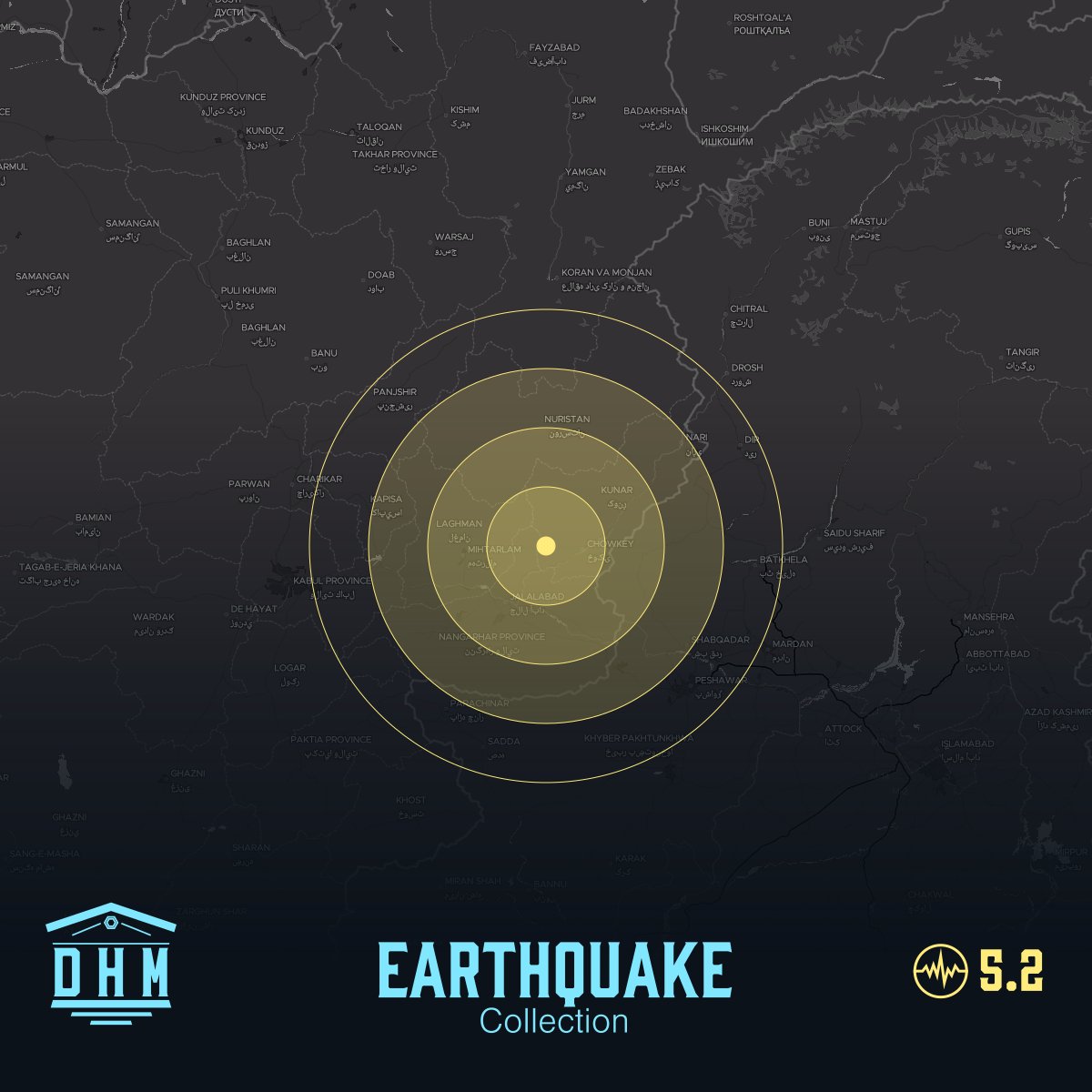 M5.2 earthquake auto-minted a new #NFT for @datamuseum

M5.2 #earthquake 39 km NE of Jalālābād, Afghanistan that occurred at 2025-08-31T21:53:16.514Z.

🔬  museum.datahistory.org/event/QUAKE/us…
📰  lora.algokit.io/mainnet/asset/…

#algorand #history #seismology