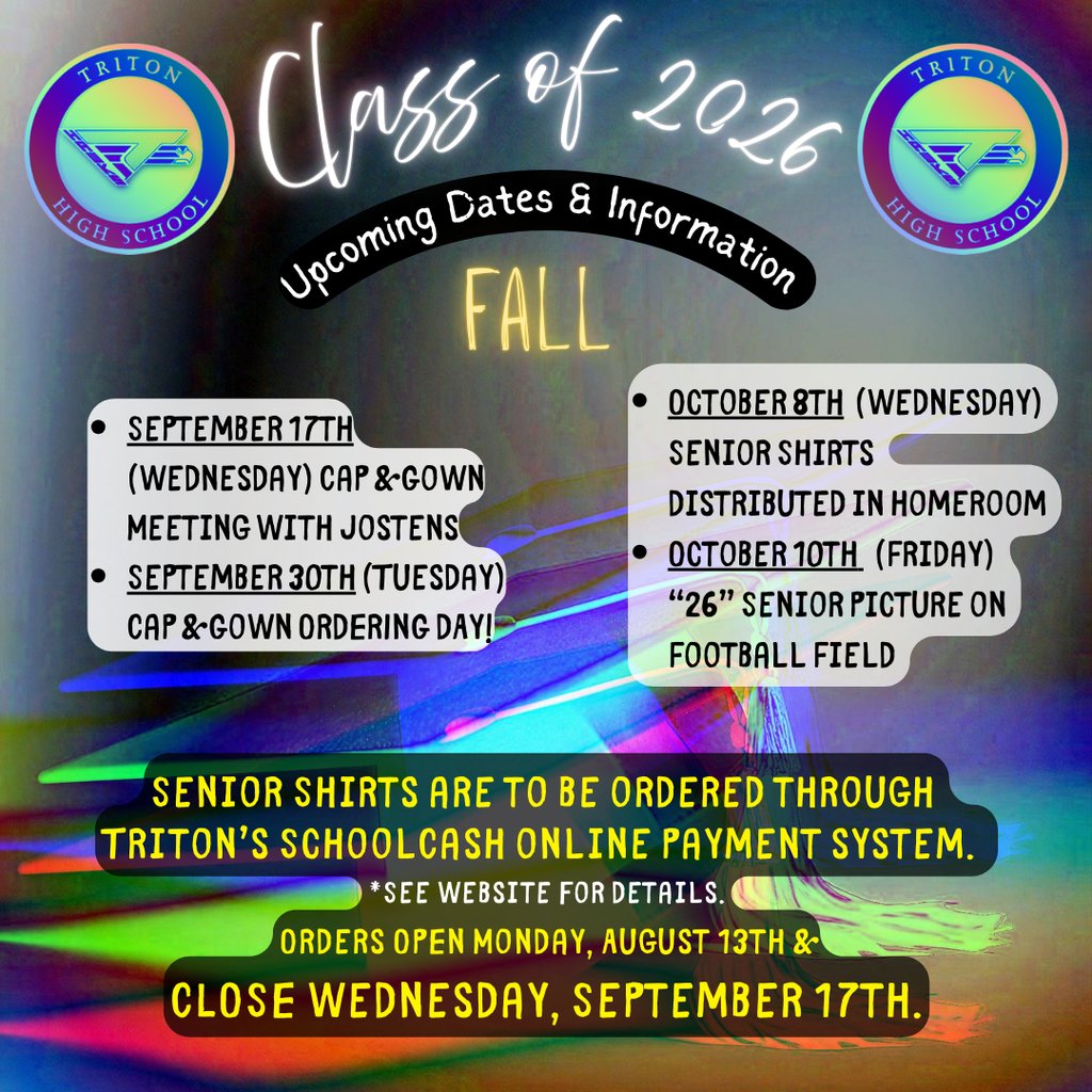 Triton High Seniors: