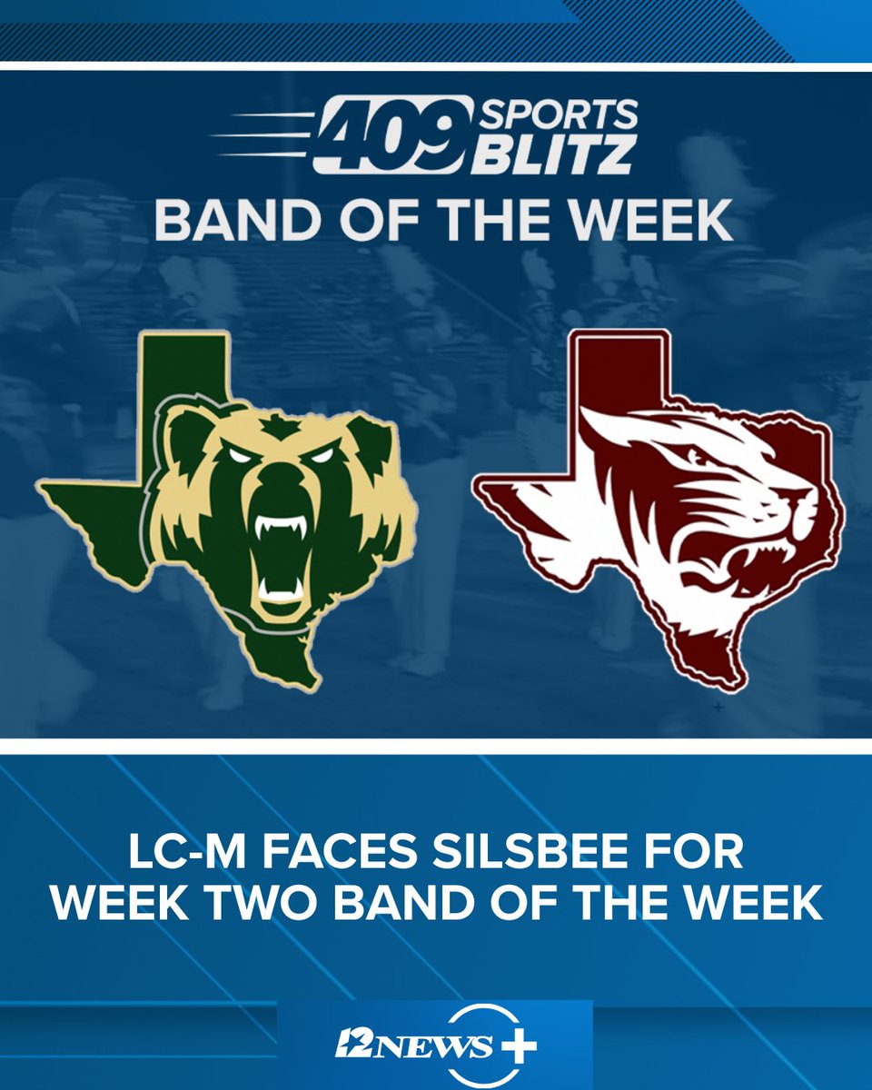 BAND OF THE WEEK | Who will be our second Band of the Week for 2025? Will it be LC-M or Silsbee? The choice is YOURS so vote daily starting now!12newsnow.com/article/sports…