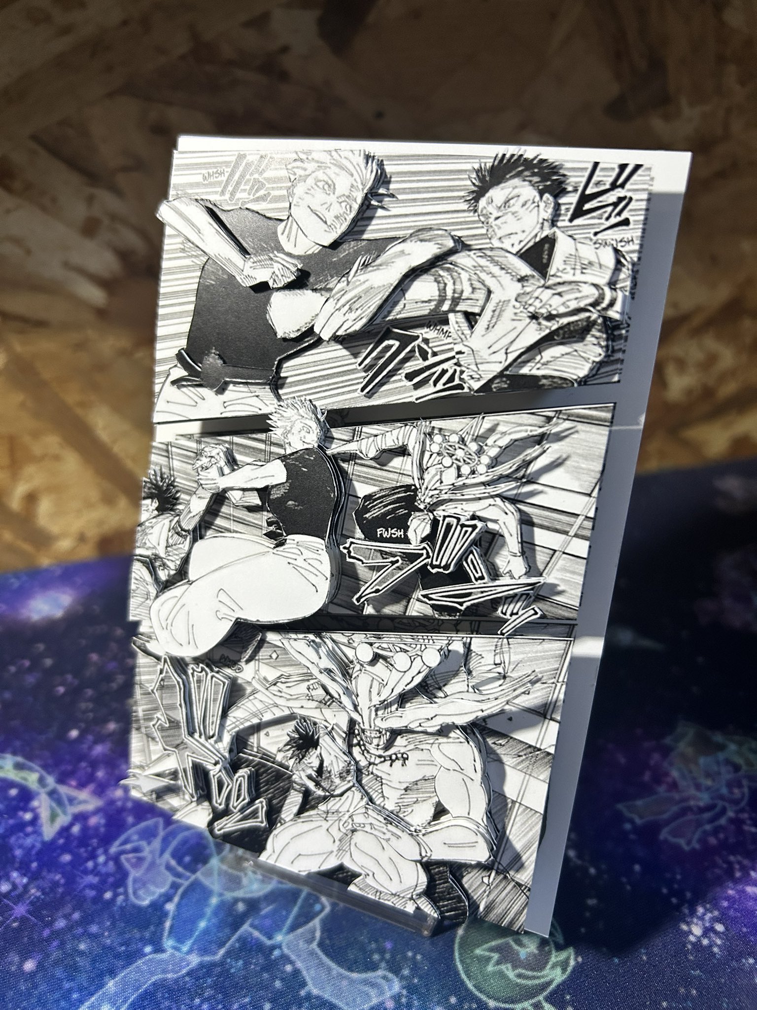 アメに撃たれる【闘争】① アートパネル25cm 20cm Kanju (@kanju) / X