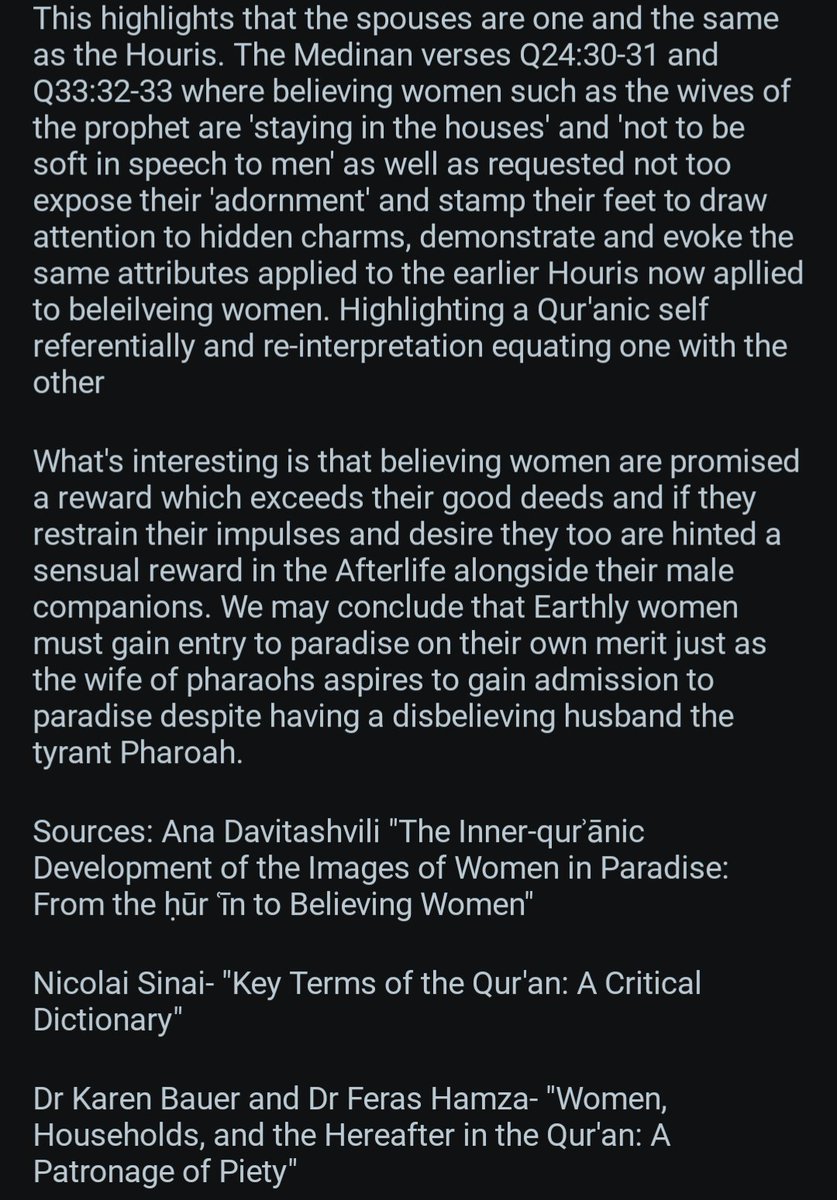 A Qur'anic Analysis of the "ḥūrʿīn"(gazelle-eyed fair maidens) and the Earthly (Believing) Women of Paradise