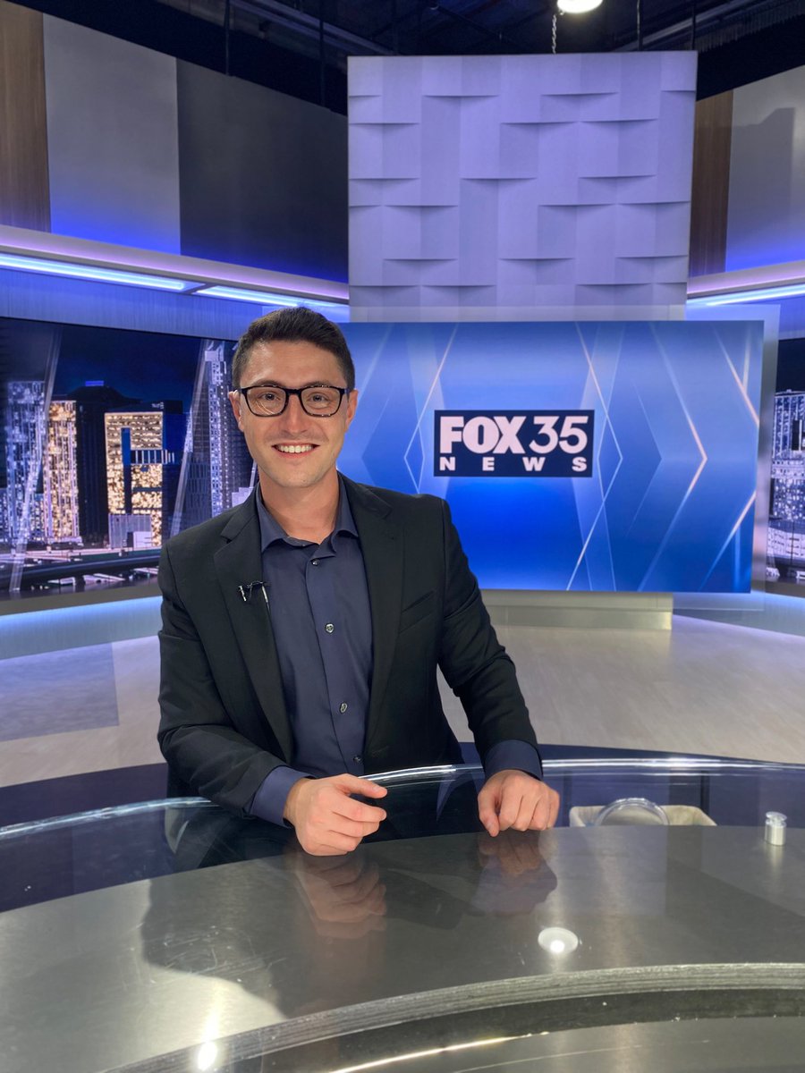 Thrilled to join the amazing team at FOX35 Orlando! Let’s talk sports! ☀️