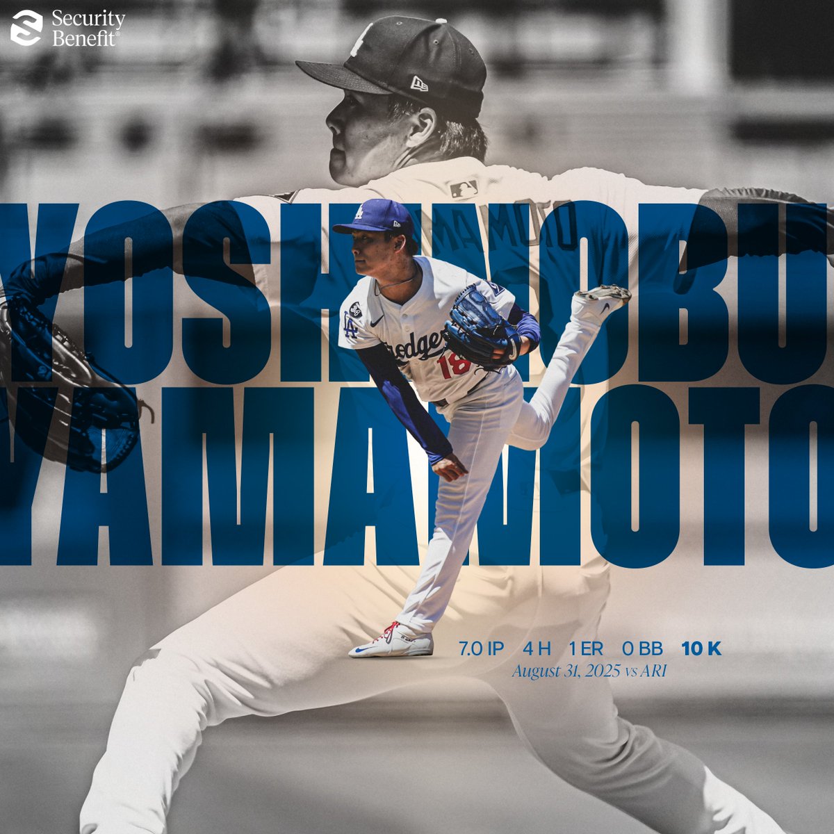 Los Angeles Dodgers (@dodgers) on Twitter photo Yoshinobu ties his career high with 10 strikeouts! Yoshinobu ties his career high with 10 strikeouts!