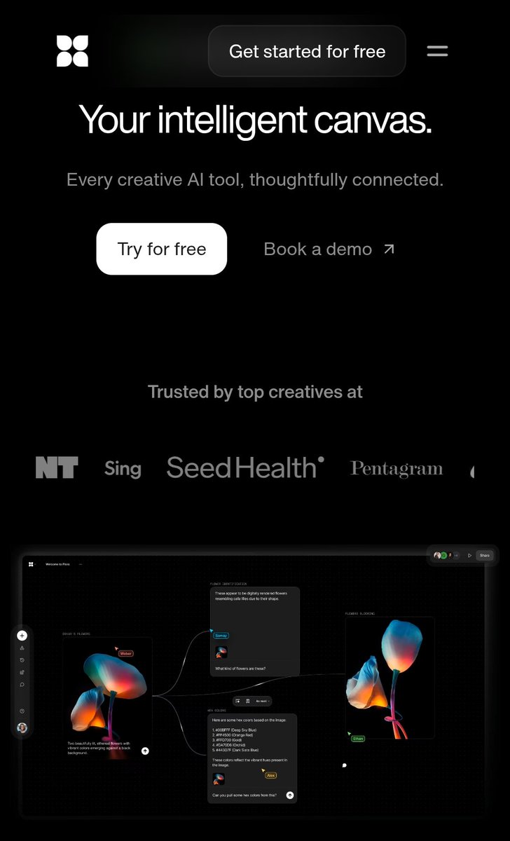 ojukwuchibueze's tweet image. Day 44 of #100AItoolsin100days

Tool: FloraFauna.ai (Flora AI)

#FloraAI #CreativeWorkflow #NodeCanvas #AIforDesign #VideoIdeation #100AItoolsin100days