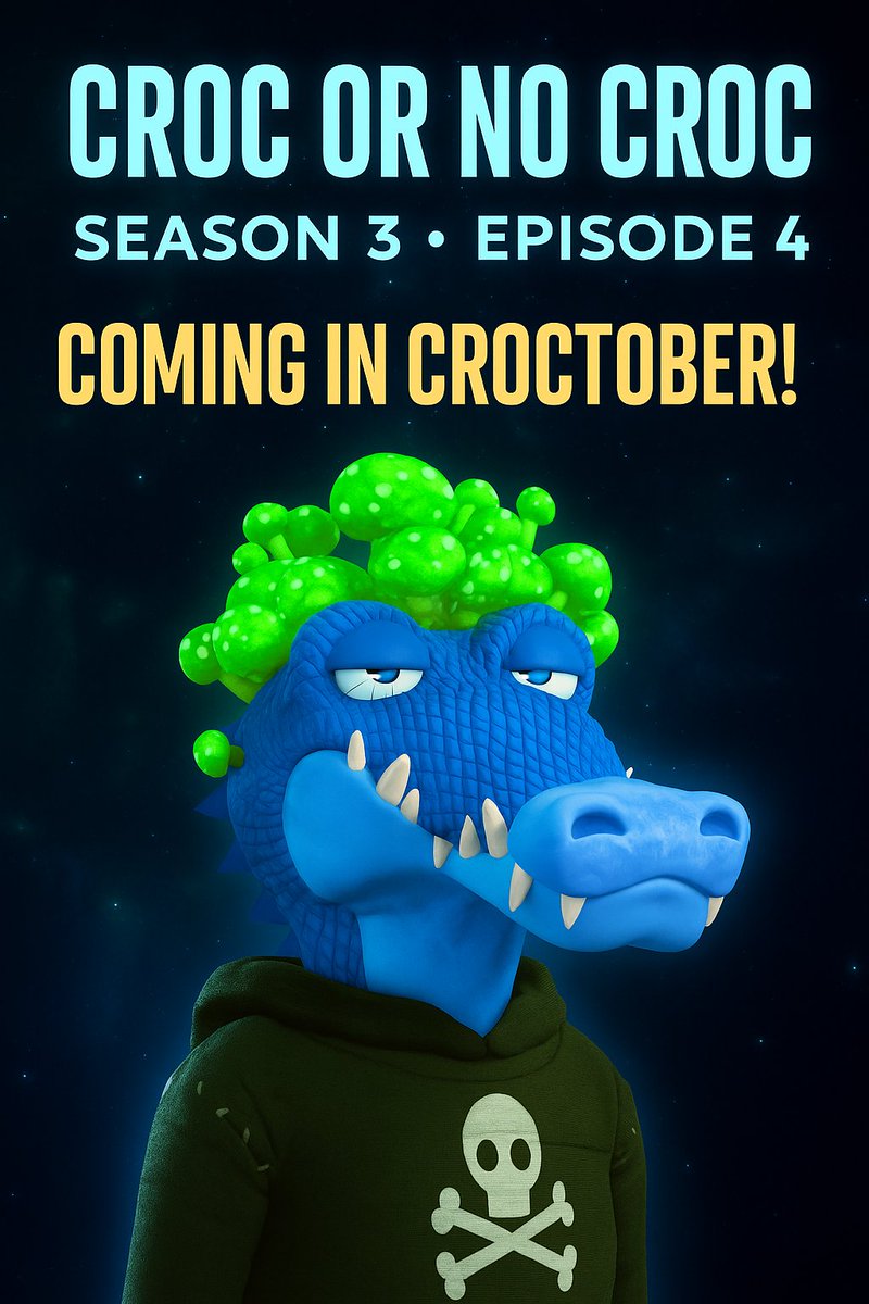 Announcing Croc or No Croc, episode 4 is a GO!  Please vote on which day you'd like Croctober Ep. 4 to be on, same time as last episode, at 10am PST.  (5pm UTC):  1 - Oct 4 2 - Oct 11 3 - Oct 25

Vote by putting a 1, 2 or 3 as a reply to this post!