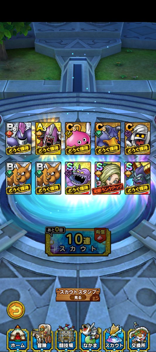 タクターの皆様おはようございます🐉
今月も宜しくお願いします🐉
ビアンカ欲しくて有償ガチャしました🐉まぁまぁです(^_^;)