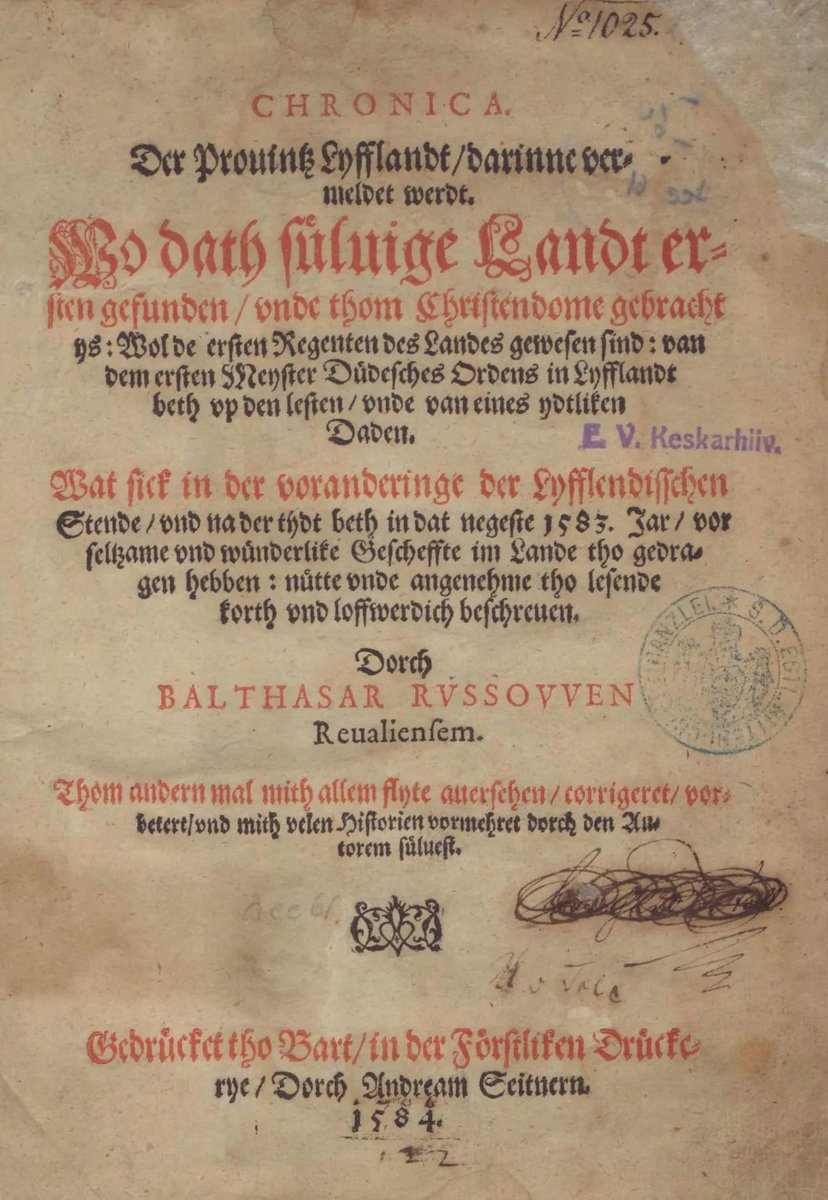The evergreen Estonian chronicler Balthasar Russow on how the Russians conquer lands. 1584. 

"All the Muscovite's military might is based not on great bravery, courage, strength or force, but rather on opportunism, treachery, cunning, threats and intimidation. In this fashion he