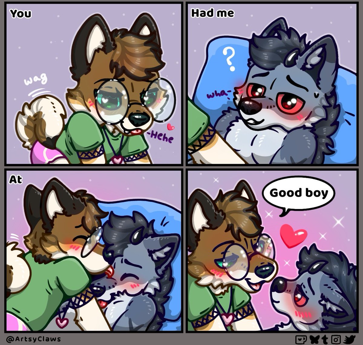 Good Boy 🦊💙🐺
