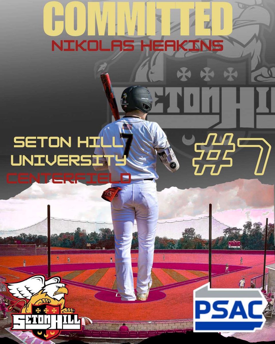 nikolas_heakins's tweet image. I am extremely blessed and honored to announce that I will be continuing my academic and athletic career at Seton Hill University.