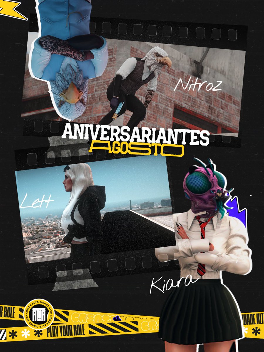 Agosto foi intenso por aqui… e nada melhor do que fechar o mês celebrando nossa própria família! 💜

Parabéns pro Nitroz, Kiara e Lett 🎉 Valeu por fazerem parte da história do Grupo Cidade Alta.