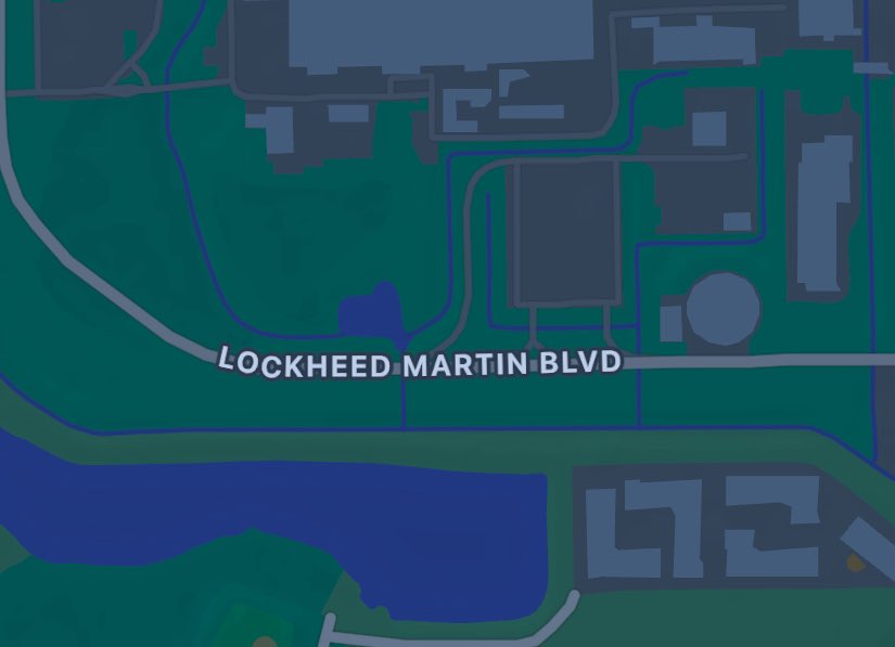 Megaplex is right next to Lockheed Martin Boulevard. Florida is a fake place.