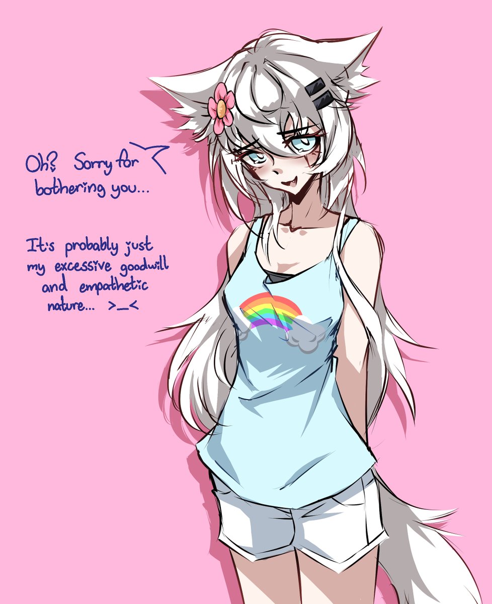 she's just too nice! it is her nature!