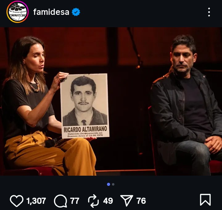 Fueron encontrados los restos de Ricardo Altamirano, uruguayo, nacido en Mercedes. Desaparecido en Argentina en 1976.