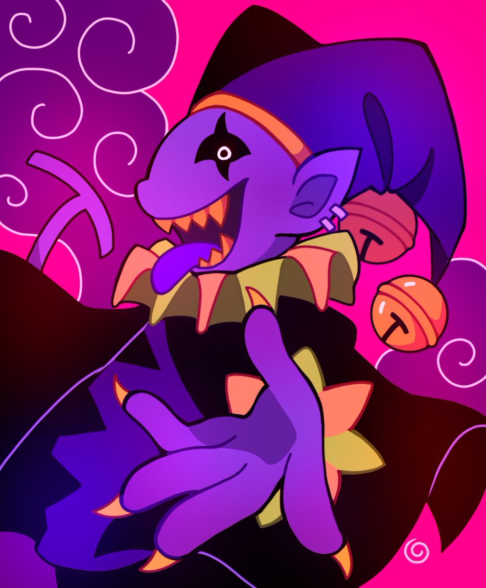 Madness is the gift
that has been given to me
#DELTARUNE #jevil