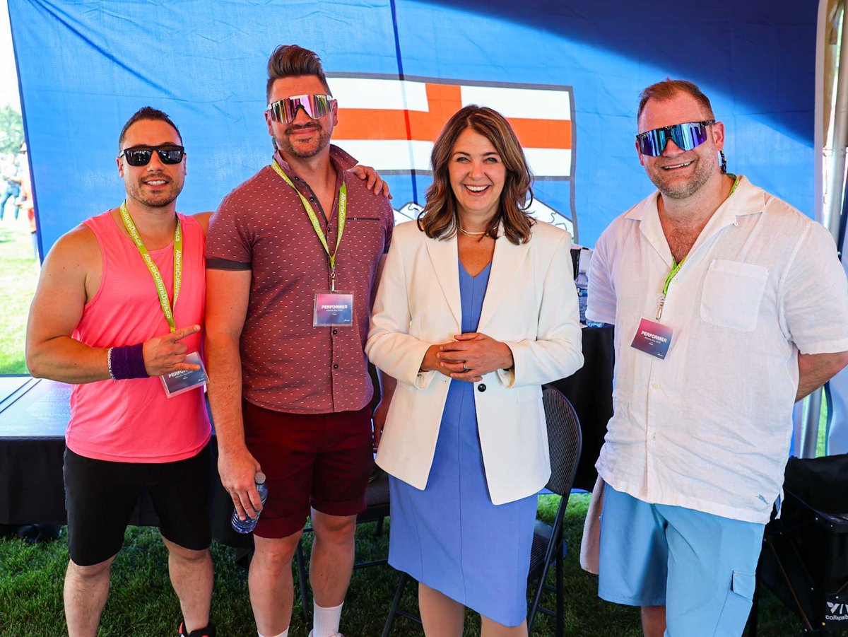 ABDanielleSmith's tweet photo. This Alberta Day weekend, we celebrate much more than a place… we celebrate the people who make it extraordinary. Our home is built on courage, determination, and a love of freedom. 

Today, let’s honour the land that inspires us and the Albertans who make it strong. https://t.co/p8tXMHQpZD