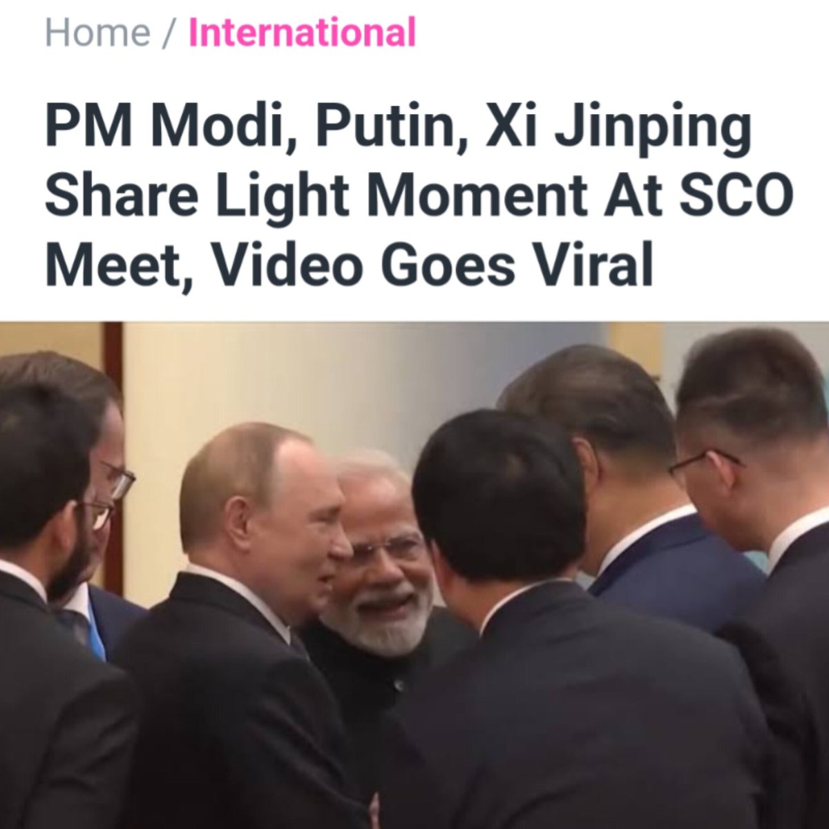 paithruk's tweet photo. On the cusp of an avant-garde world order!
#SCOSummit2025 #RIC #PMModi #GlobalSouth #VladimirPutin #Shijinping #IndiaUSTrade https://t.co/DGLJQkZ5ti