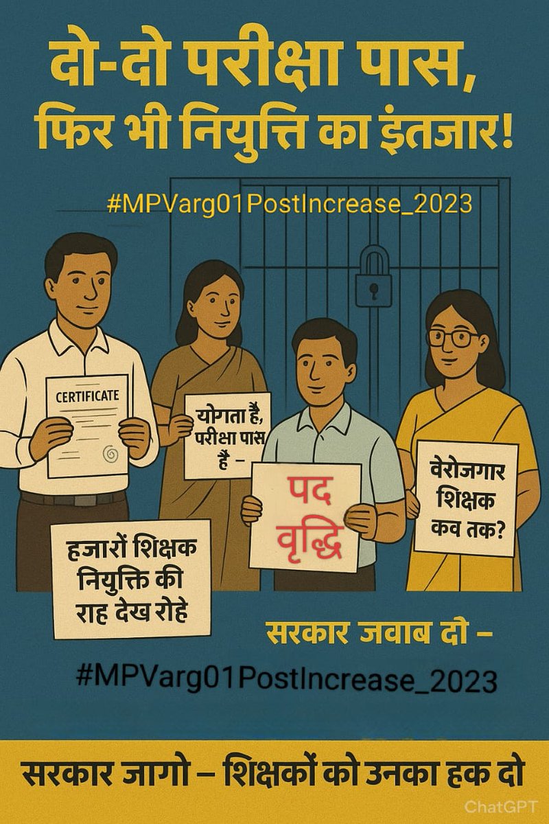 Surendra Solanki (@surendraso22295) on Twitter photo शिक्षित बहनें करें पुकार पदवृदधि कर दो मोहन सरकार
#MPVarg01PostIncrease_2023
<a href="/BansalNews_/">Bansal News Digital</a> <a href="/Radhejat1983/">Radhe Jat</a> <a href="/Rahulkisanvansi/">Rahul Kisanvanshi</a> <a href="/ra_reporter/">Rahul Sharma</a> <a href="/CMMadhyaPradesh/">Chief Minister, MP</a> <a href="/HIRA_ALAWA/">Dr. Hiralal Alawa</a> <a href="/BJP4India/">BJP</a> <a href="/JansamparkMP/">Jansampark MP</a> <a href="/MPEWSUnion1/">Madhya Pradesh EWS Union</a> <a href="/NEYU4INDIA/">NEYU || National Educated Youth Union</a> <a href="/NEYU4MP/">NEYU MADHYAPRADESH</a> <a href="/RahulGandhi/">Rahul Gandhi</a> <a href="/aajtak/">AajTak</a> <a href="/JansamparkMP/">Jansampark MP</a> शिक्षित बहनें करें पुकार पदवृदधि कर दो मोहन सरकार
#MPVarg01PostIncrease_2023
<a href="/BansalNews_/">Bansal News Digital</a> <a href="/Radhejat1983/">Radhe Jat</a> <a href="/Rahulkisanvansi/">Rahul Kisanvanshi</a> <a href="/ra_reporter/">Rahul Sharma</a> <a href="/CMMadhyaPradesh/">Chief Minister, MP</a> <a href="/HIRA_ALAWA/">Dr. Hiralal Alawa</a> <a href="/BJP4India/">BJP</a> <a href="/JansamparkMP/">Jansampark MP</a> <a href="/MPEWSUnion1/">Madhya Pradesh EWS Union</a> <a href="/NEYU4INDIA/">NEYU || National Educated Youth Union</a> <a href="/NEYU4MP/">NEYU MADHYAPRADESH</a> <a href="/RahulGandhi/">Rahul Gandhi</a> <a href="/aajtak/">AajTak</a> <a href="/JansamparkMP/">Jansampark MP</a>