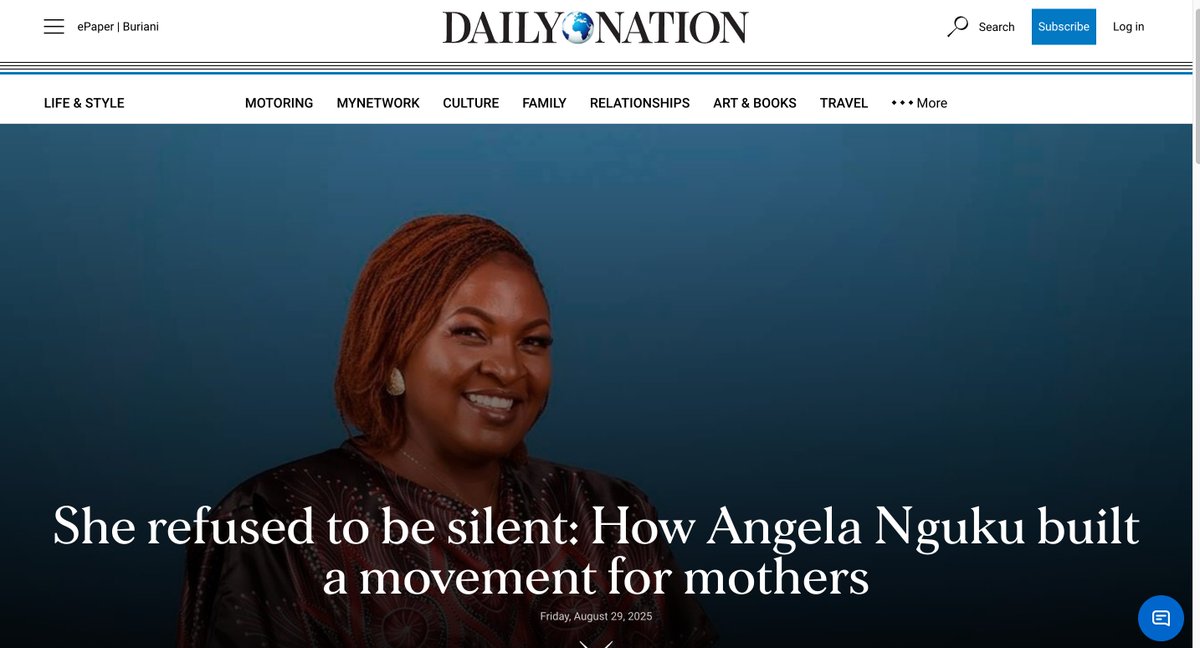 WRA_K's tweet photo. Happy new month 
Our ED Angela Nguku has been featured in the Saturday Nation under #WomanofPassion! 💪
Her journey in building a global movement for women’s health rights is truly #inspirational.
👉 Read more: https://t.co/pAKb5YvgKE
@NationAfrica  @WRA_Global @angienguku https://t.co/a97Hya1ykC