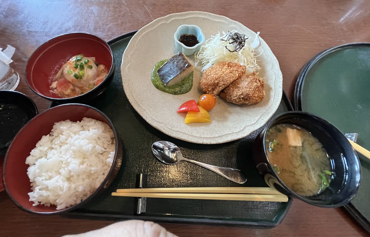 今日のランチはディズニーシーの
レストラン櫻でいただきました