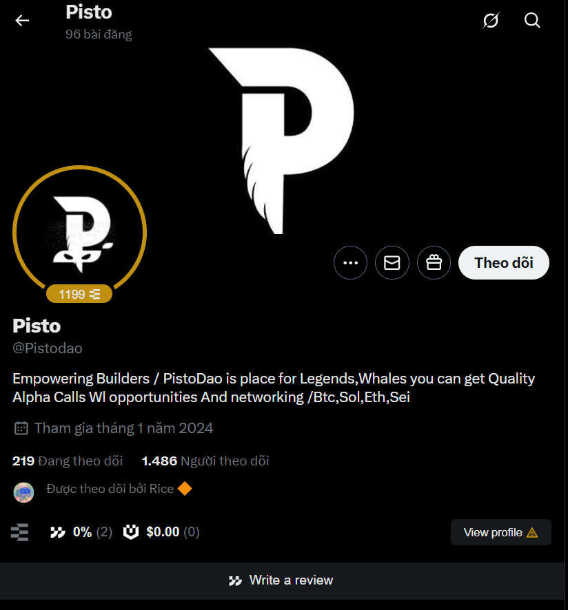 🚨🚨🚨 WARNING 🚨🚨🚨

Có một số tài khoản đang giả mạo lên bài hợp tác với <a href="/Shrimpers_nft/">Shrimpers</a> để lên GA WL câu tương tác fl...

Mọi người chú ý nhé, điển hình như thằng dưới đây.

Nếu bên nào lên bài mà real thì có chính chủ <a href="/Shrimpers_nft/">Shrimpers</a>  vô confirm liền, nên mn