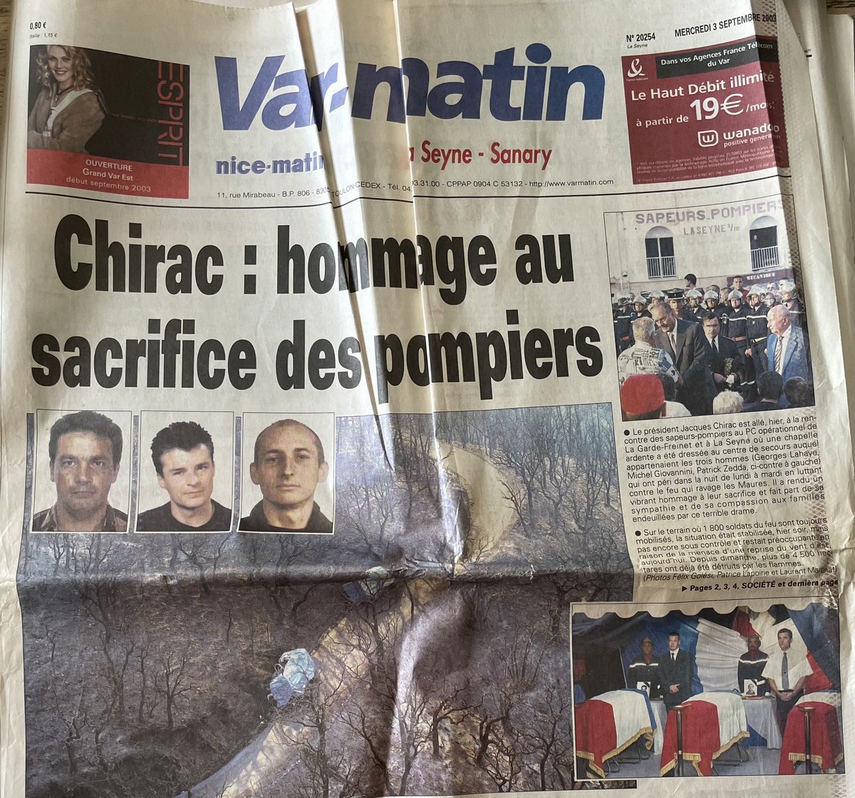 1 septembre 2003 ne jamais oublier