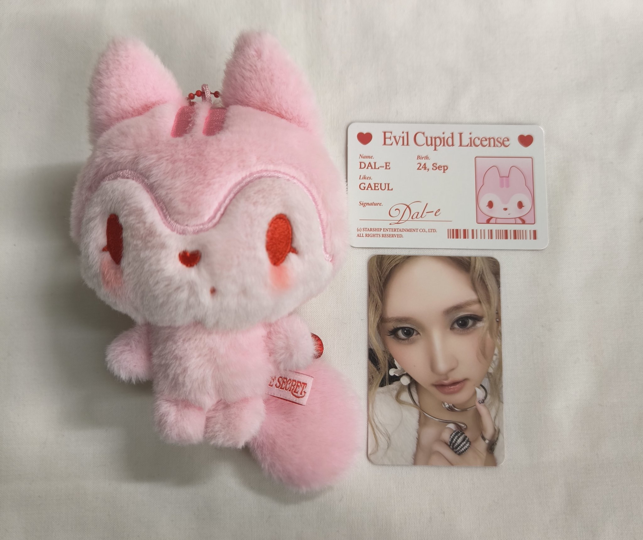 IVE SECRET EVIL CUPID ウォニョン ぬいぐるみ キーリング IVE SECRET