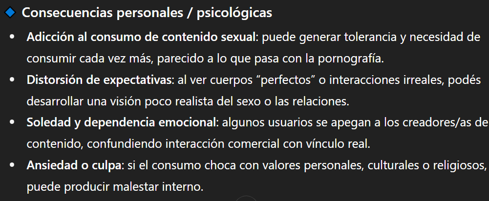 nixtan32753's tweet photo. 🧵4/5 Crear y consumir este contenido tiene sus consecuencias, las cuales van ligadas a lo mental, sentimental, religioso y físico.. https://t.co/sIE3aO3hG9